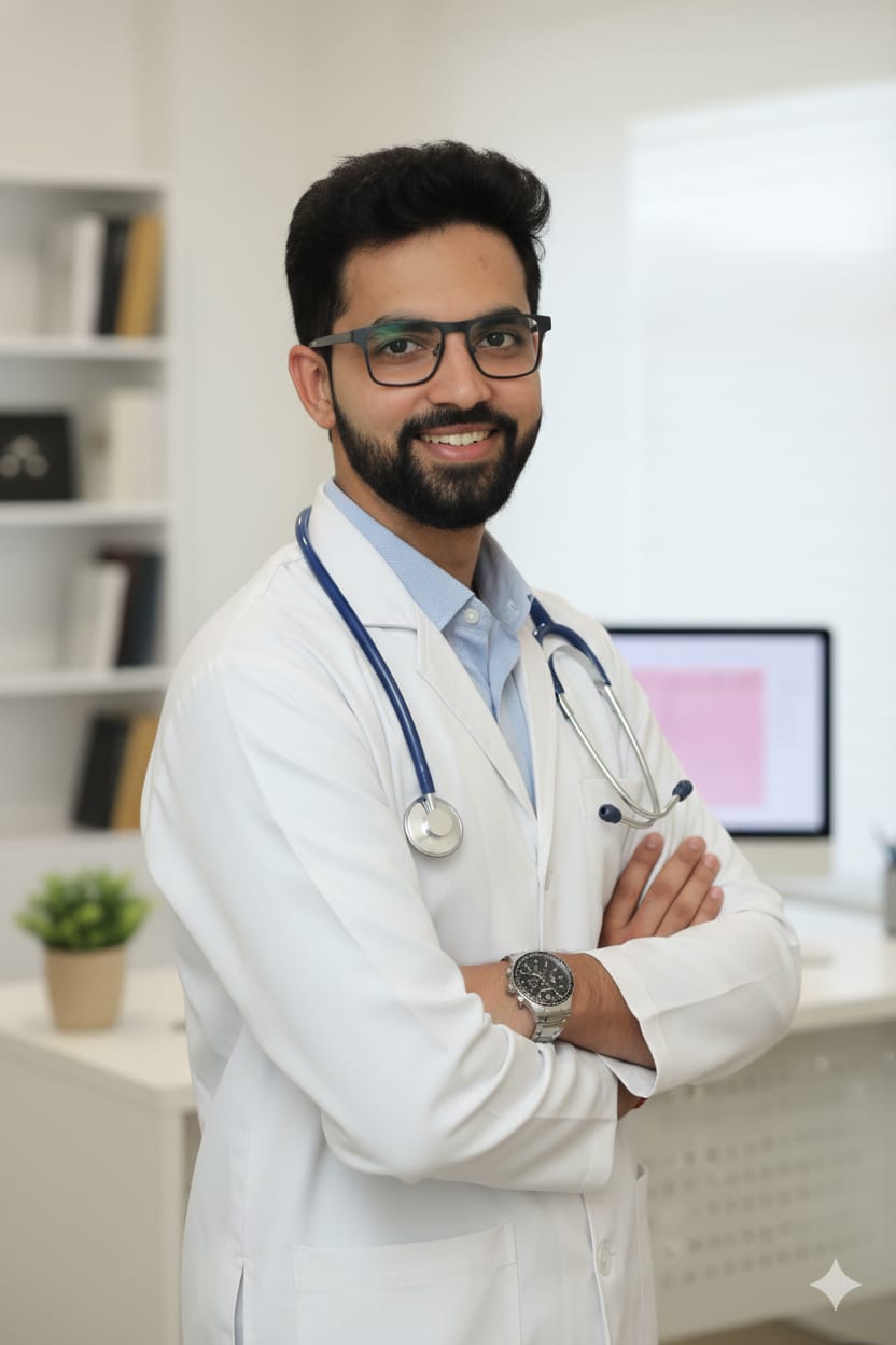 Dr. Yaksh Oza - MD DVL Dermatologist in Ahmedabad